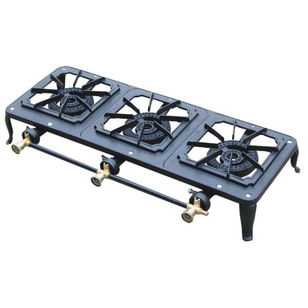 3 ring gas outlet burner