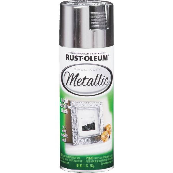 Rustoleum silver metallic store spray paint enamel