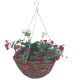 14IN RATTN HANGING BASKET