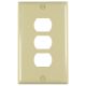 IV RIBBED WALL PLATE