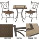 C15-FL153-06 FLORENCE 3PC BISTRO SET