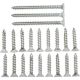 N109193 WHT DOOR HNGE SCREW PACK