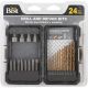 24PC TI DRL/DRV BIT SET