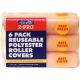 6PK 9X3/8 ROLLER COVERS