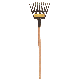 017849190311 8IN WOOD HDL SHRUB RAKE