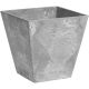 35080 8IN SQUARE GRAY PLANTER