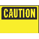 10X14 CAUTION SIGN