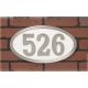 SN OVAL ADDRESS PLAQUE