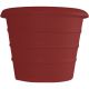 6IN RED SELF WATER POT