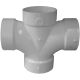 4IN DWV DBL SANITARY TEE