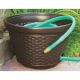 RESIN WICKER HOSE POT