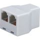 WHT 3-WAY PHONE JACK TP270WHR