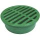 4IN GREEN ROUND GRATE