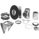 053713131004 6IN THRU WALL SUPPORT KIT