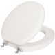 WHITE SOFT ROUND SEAT