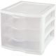 Sterilite 3 Drawer Organizer White 1791