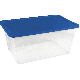 3290CLBL.06 90QT CLEAR STORAGE TOTE