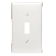 WHT 1-TOGGLE WALL PLATE