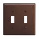 BRN 2-TOGGLE WALL PLATE