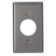 SS 1-OUTLET WALL PLATE