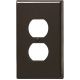 BRN DUPLEX WALL PLATE