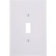 WHT 1-TOGGLE WALL PLATE