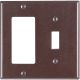 BRN GFI/TOGL WALL PLATE