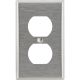 SS DUP OUTLET WALLPLATE