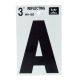 3In Reflect Adhesive Letter A