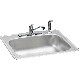 25X22 SGL BOWL SINK PACK